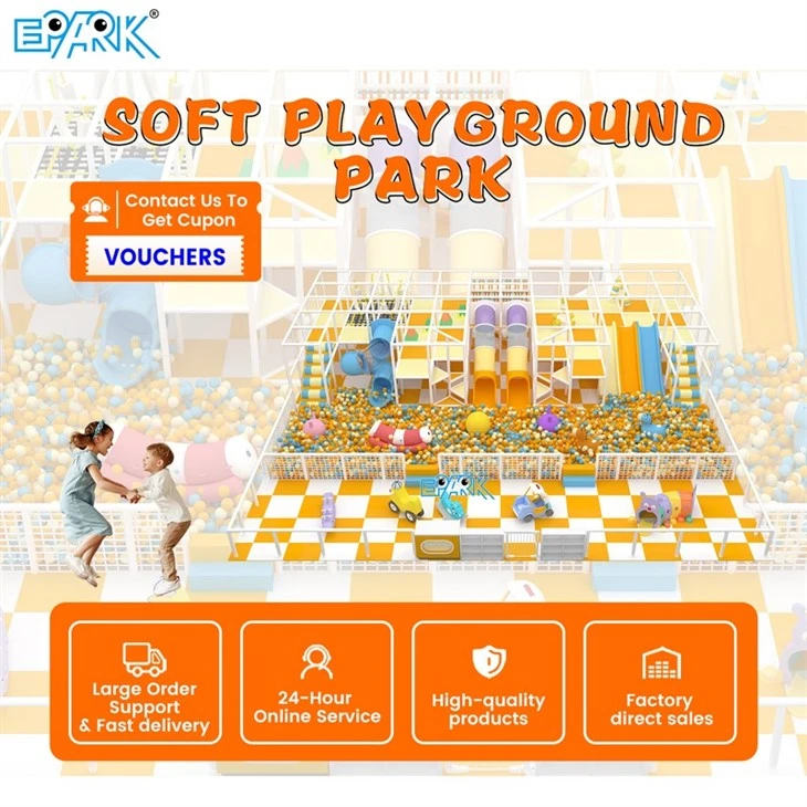 200m² Custom Indoor Playground with Ball Pool & Slides factory